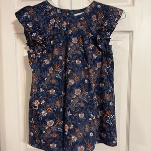 Loft - Patterned Blouse, XXS, never worn